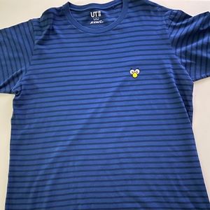 Uniqlo x Kaws striped short sleeve T-Shirt